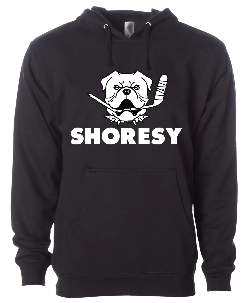 Shoresy Bulldogs Logo Black Hoody