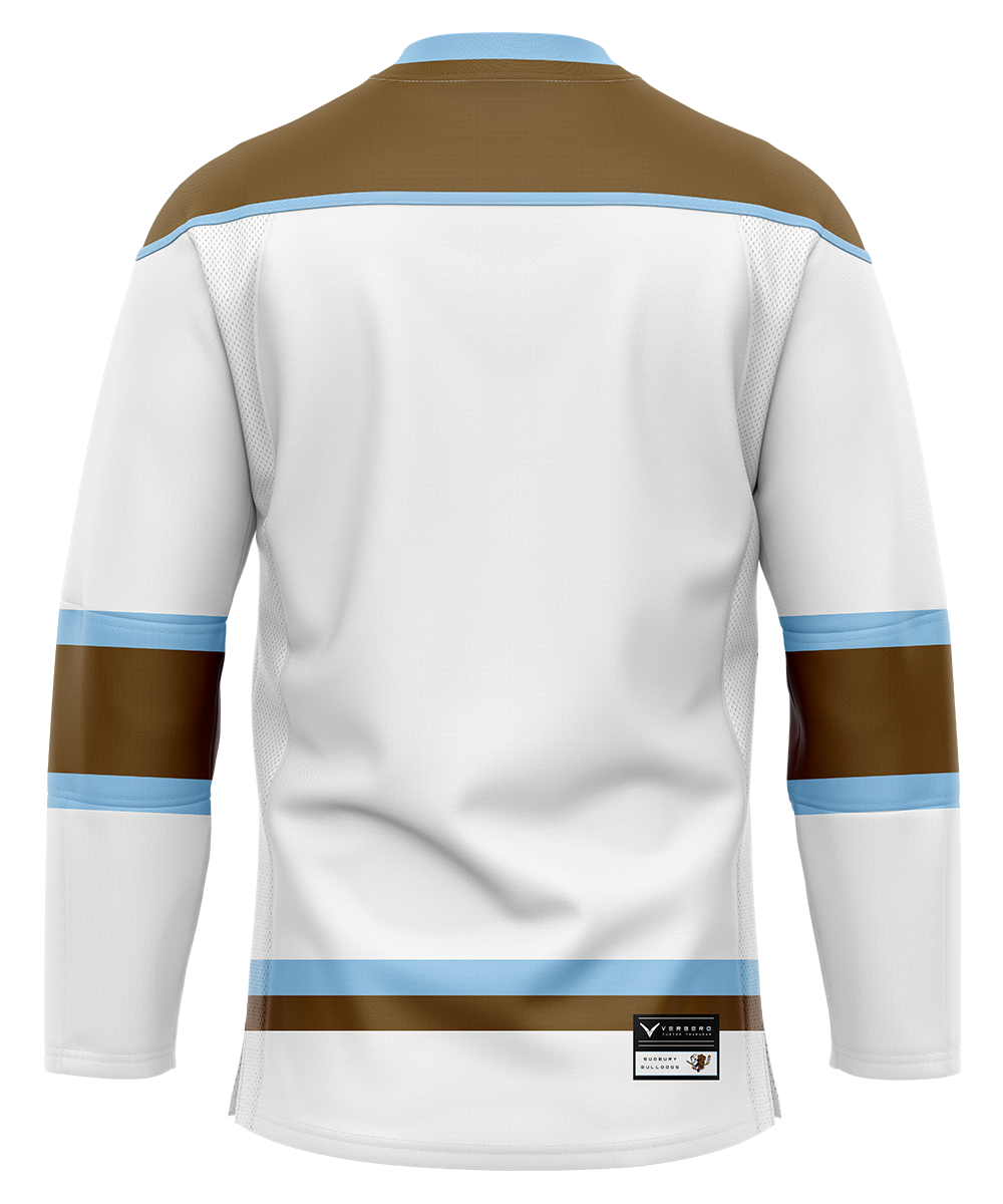 Official SHORESY Sudbury Blueberry Bulldogs PRO Jersey AWAY