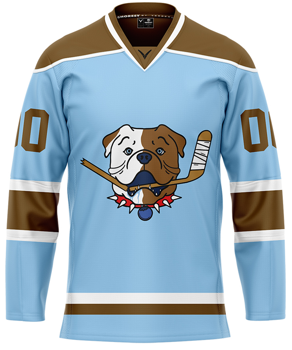 Personalized Sudbury Blueberry Bulldogs Jersey Shoresy Official Store