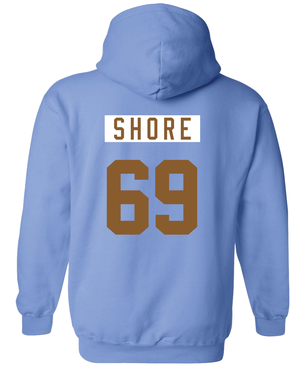 Shoresy Sudbury Bulldogs Jersey Hoody Blue