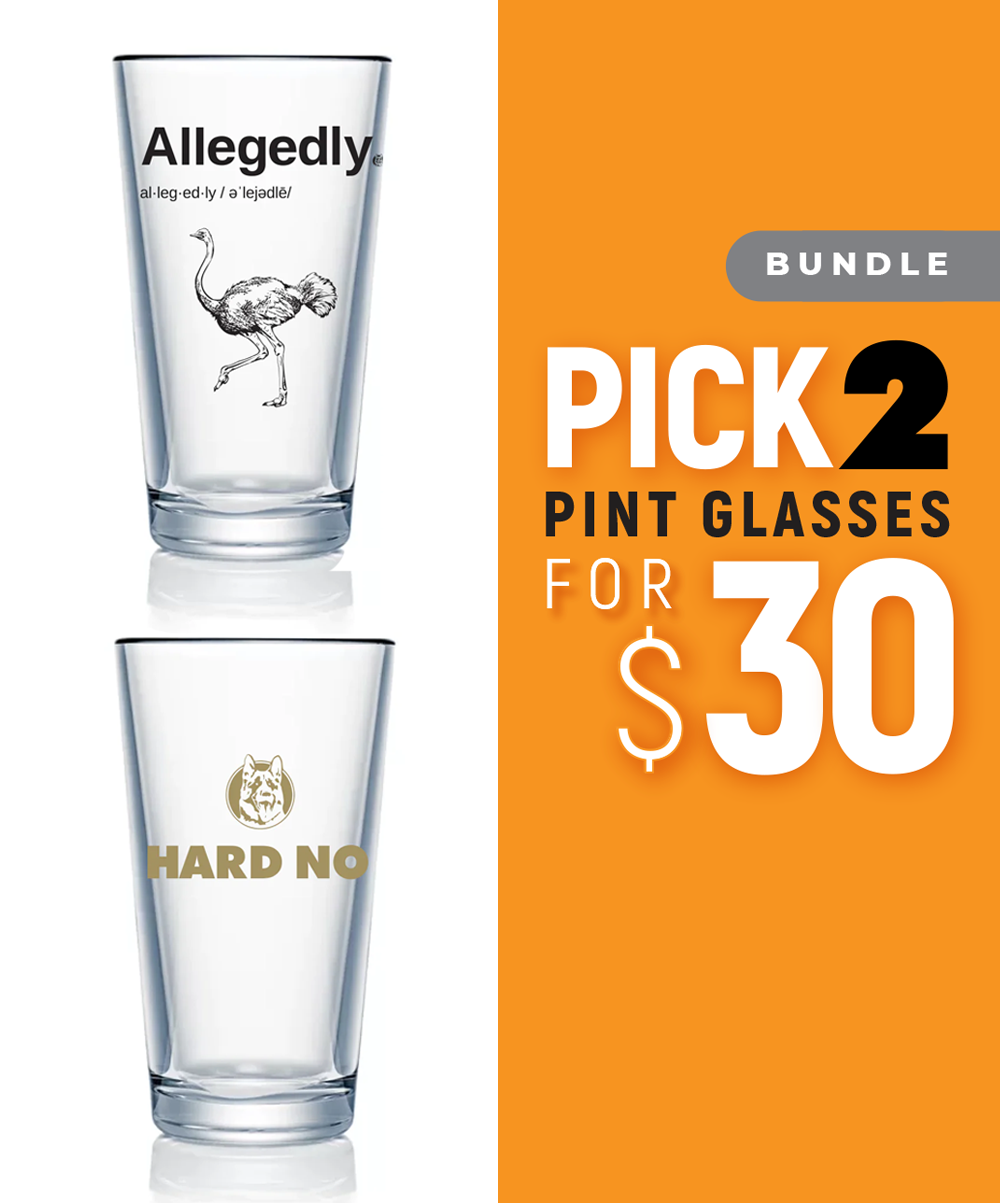 Letterkenny Pint Glass Set Letterkenny Official Store