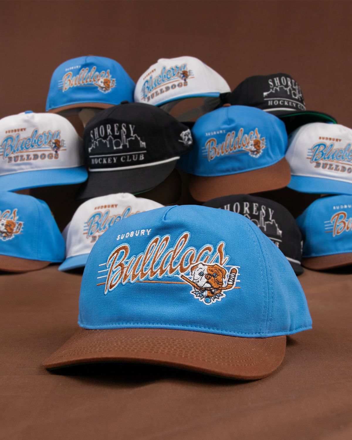 SHORESY Sudbury Bulldogs Blue-Brown Snapback