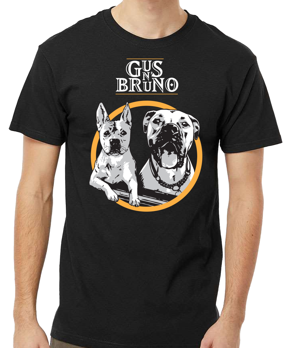 Gus N' Bruno Black T-Shirt