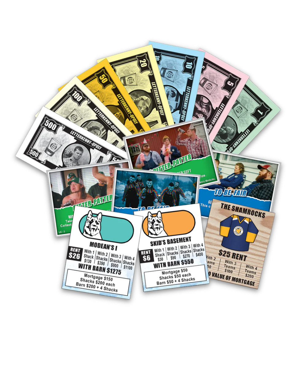 Letterkenny Opoly Board Game