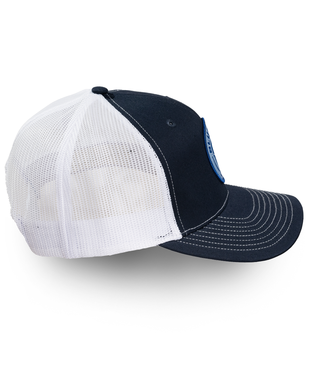 Bluester Woven Patch Trucker Hat