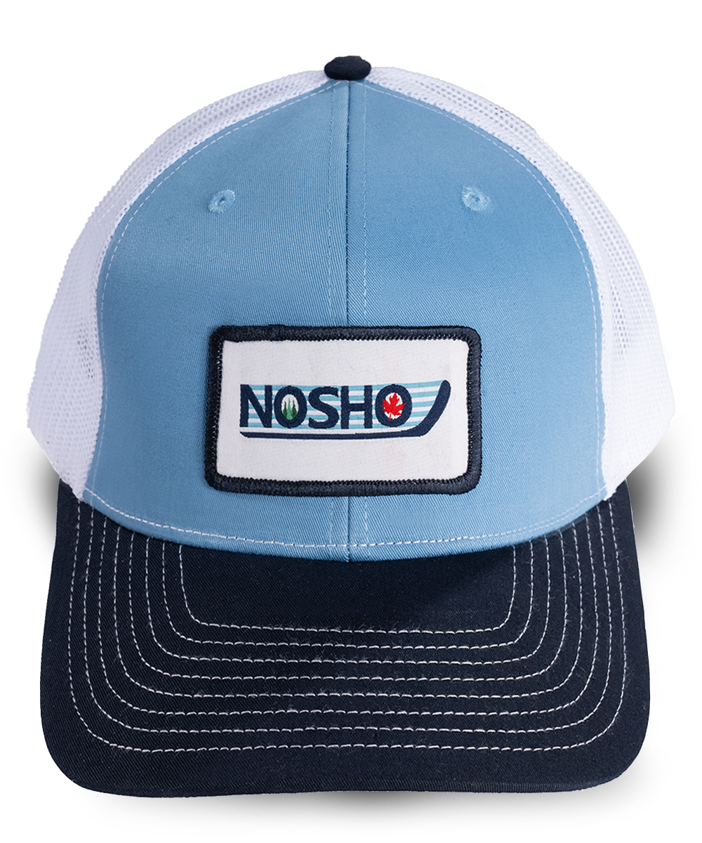 NOSHO Woven Patch Trucker Hat