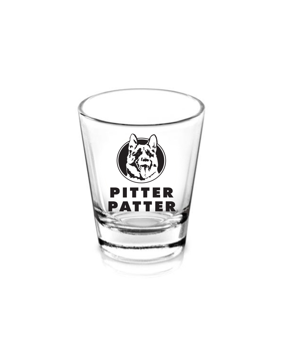 Pitter Patter Shot Glass