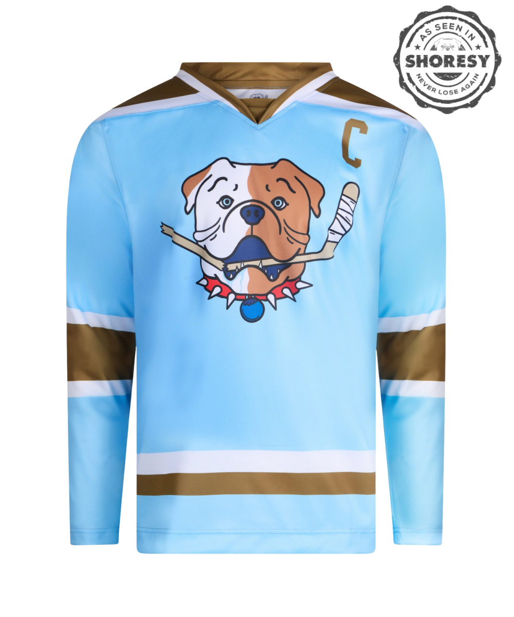 Official SHORESY Shore 69 Sudbury Blueberry Bulldogs FAN Jersey
