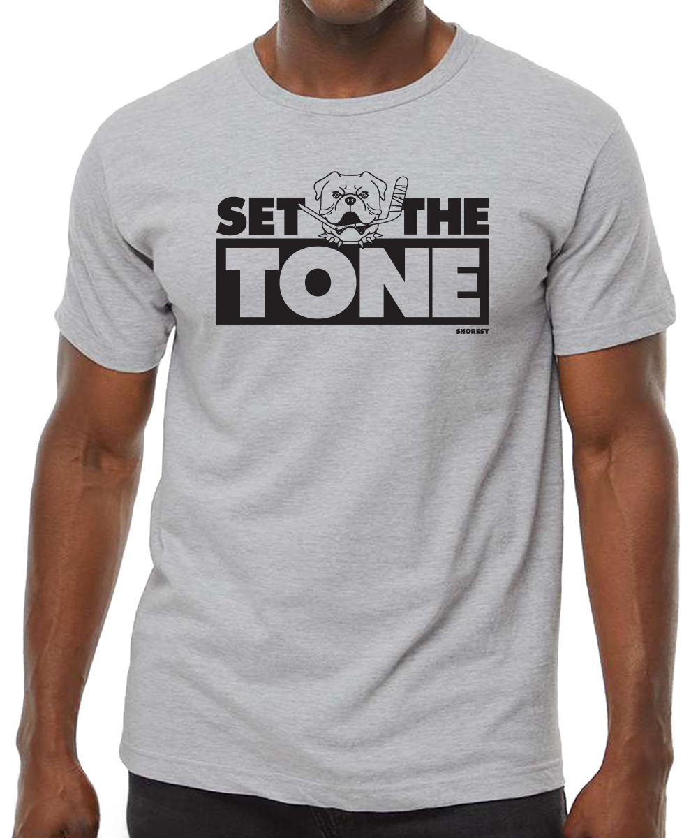 Shoresy Set The Tone T-Shirt Heather Grey