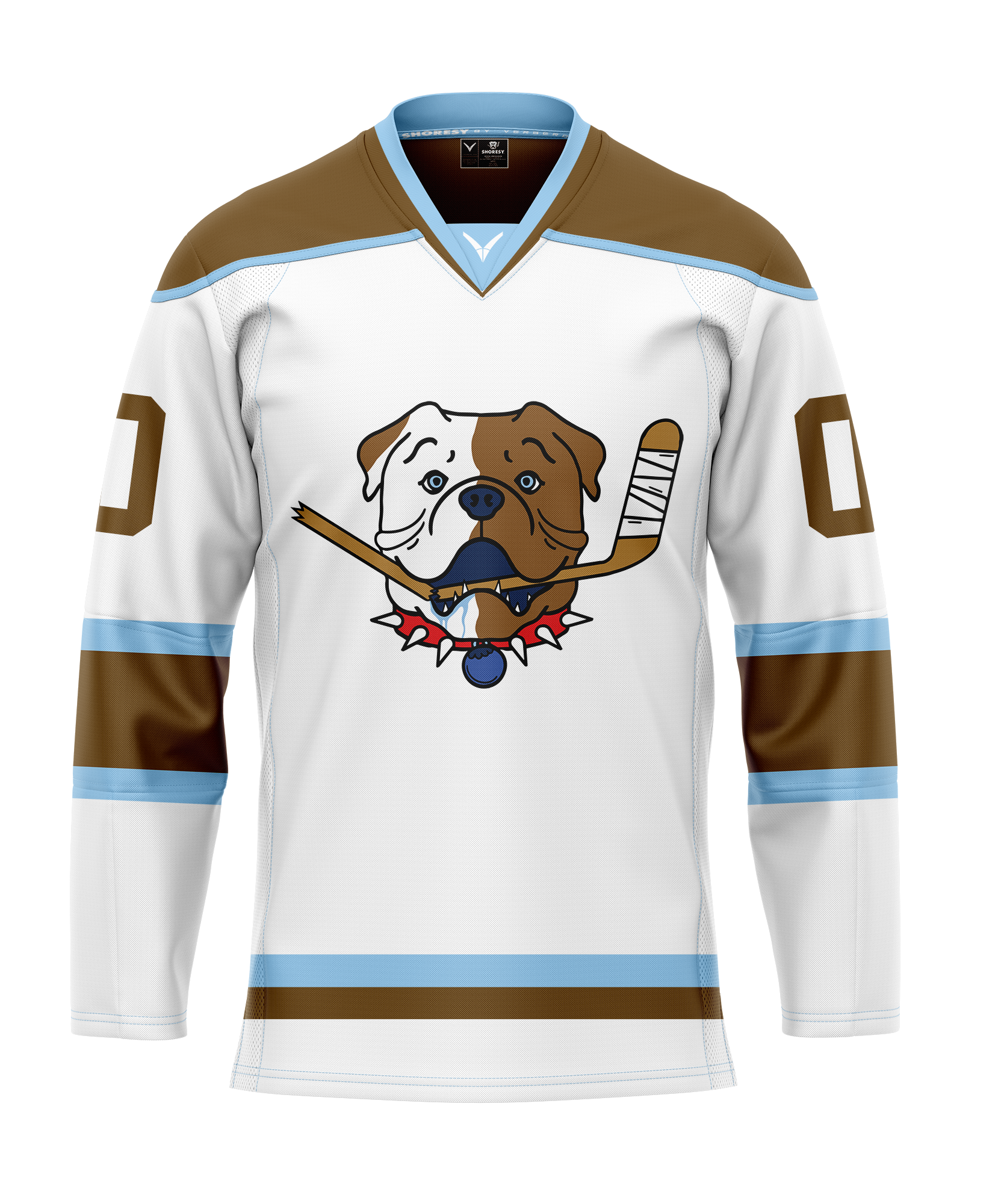 Official SHORESY PERSONALIZED Sudbury Blueberry Bulldogs PRO Jersey AWAY