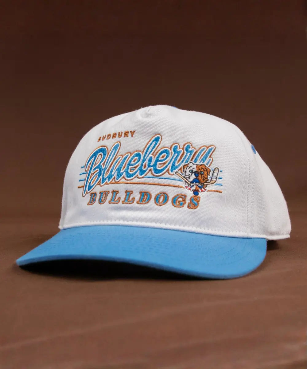 Shoresy Sudbury Blueberry Bulldogs White Snapback