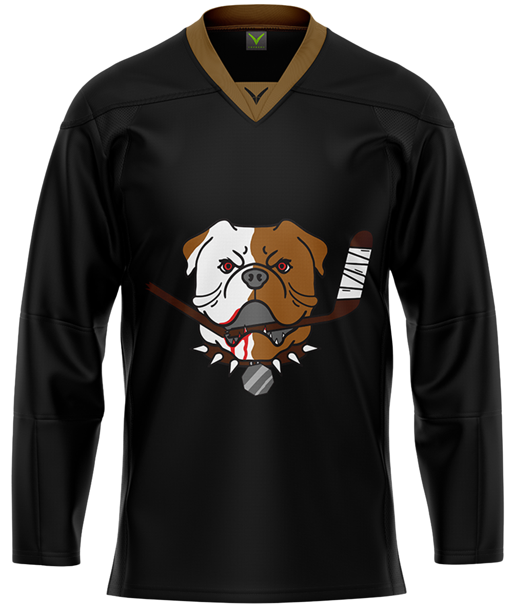 Official SHORESY Sudbury Blueberry Bulldogs PRO Jersey ALTERNATE