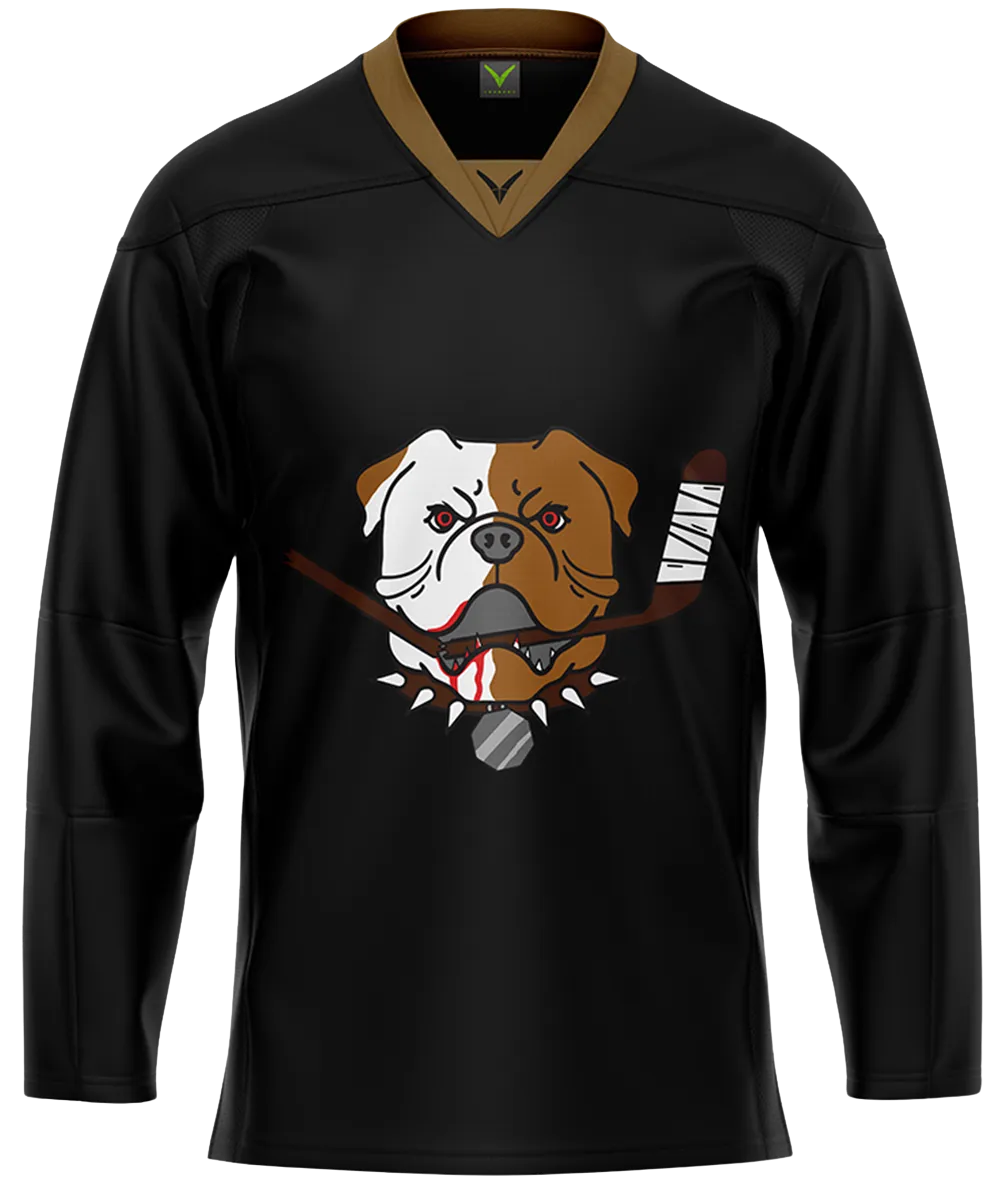 Official SHORESY Sudbury Blueberry Bulldogs PRO Jersey ALTERNATE