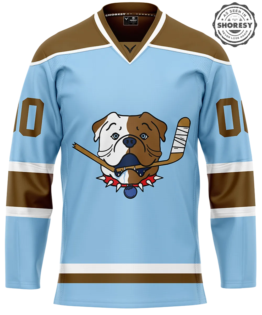 Official SHORESY PERSONALIZED Sudbury Blueberry Bulldogs PRO Jersey