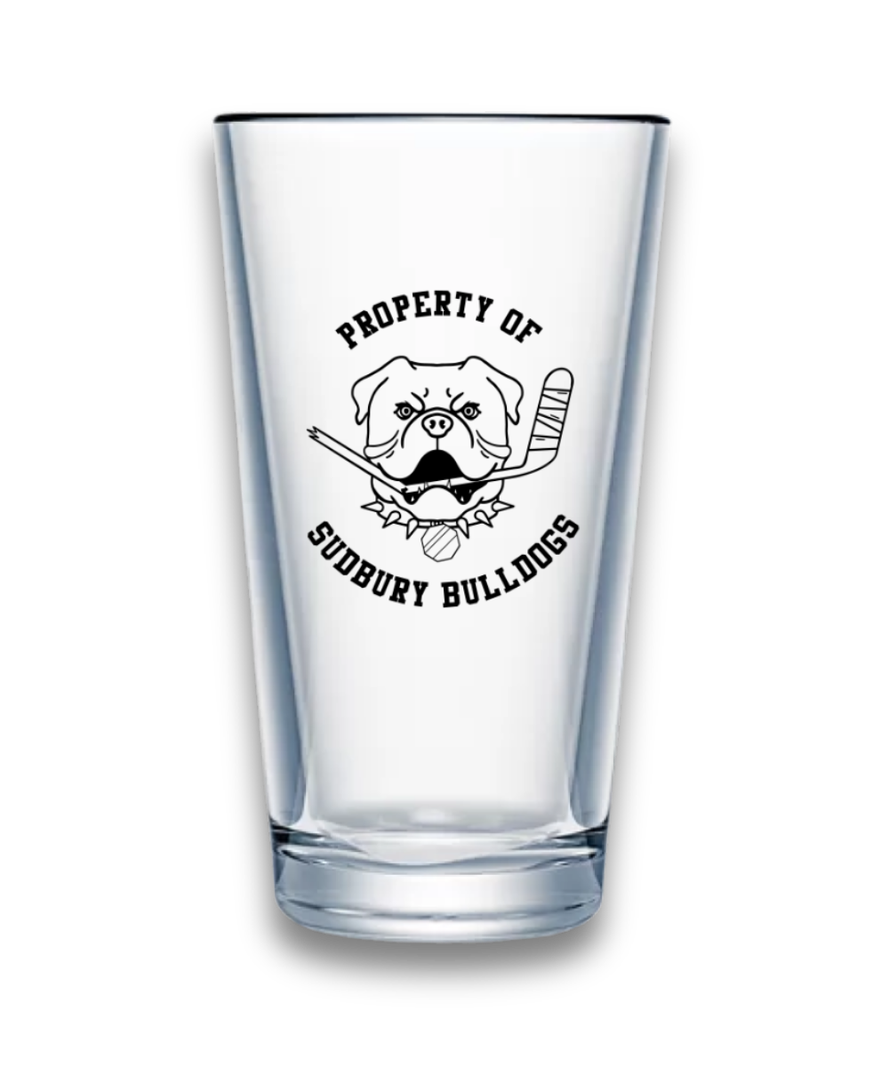 Property of Sudbury Bulldogs Pint Glass