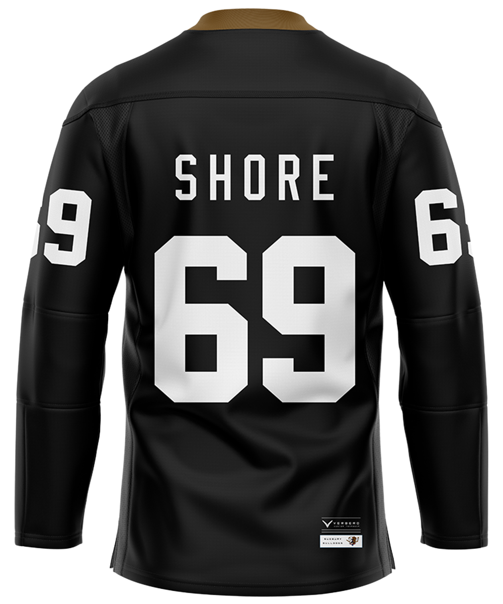 Official SHORESY Shore 69 Sudbury Blueberry Bulldogs PRO Jersey ALTERNATE