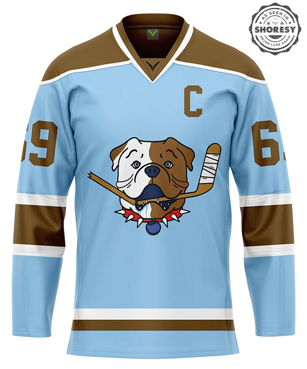 Official SHORESY Shore 69 Sudbury Blueberry Bulldogs PRO Jersey