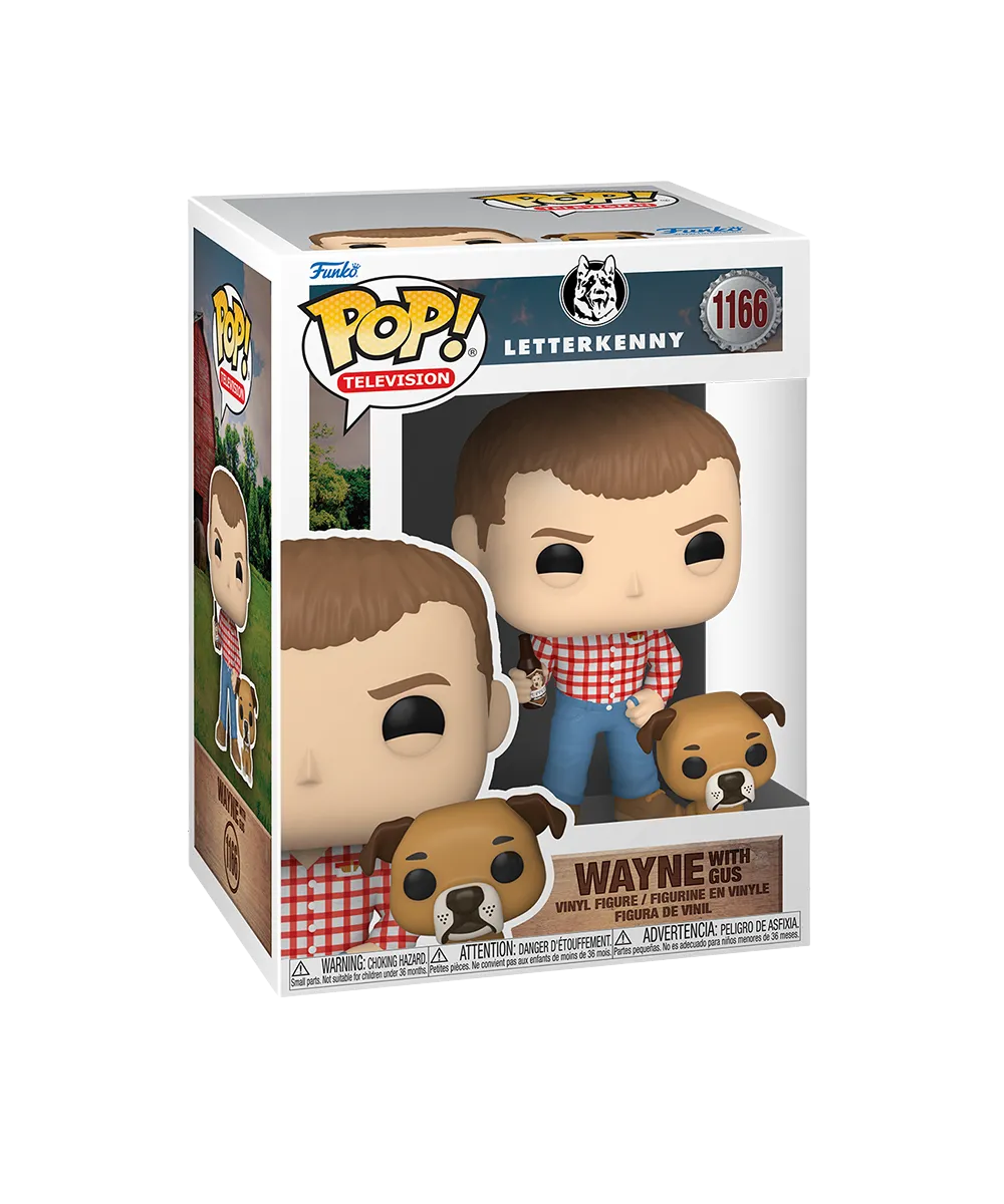 Wayne with Gus Funko POP!
