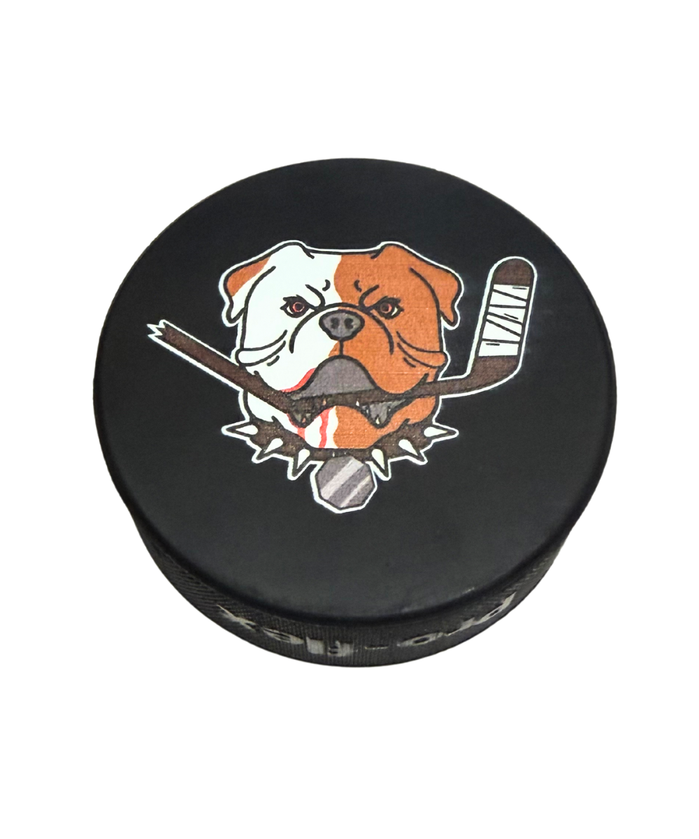 Shoresy OFFICIAL Sudbury Bulldog Hockey Puck