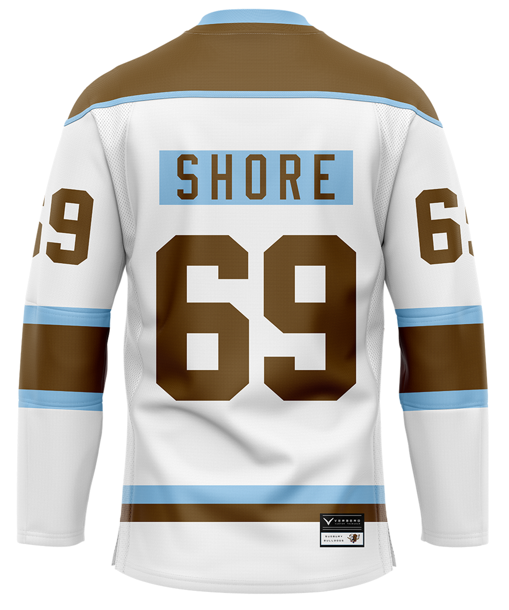 Shore 69 Sudbury Bulldogs Away Jersey