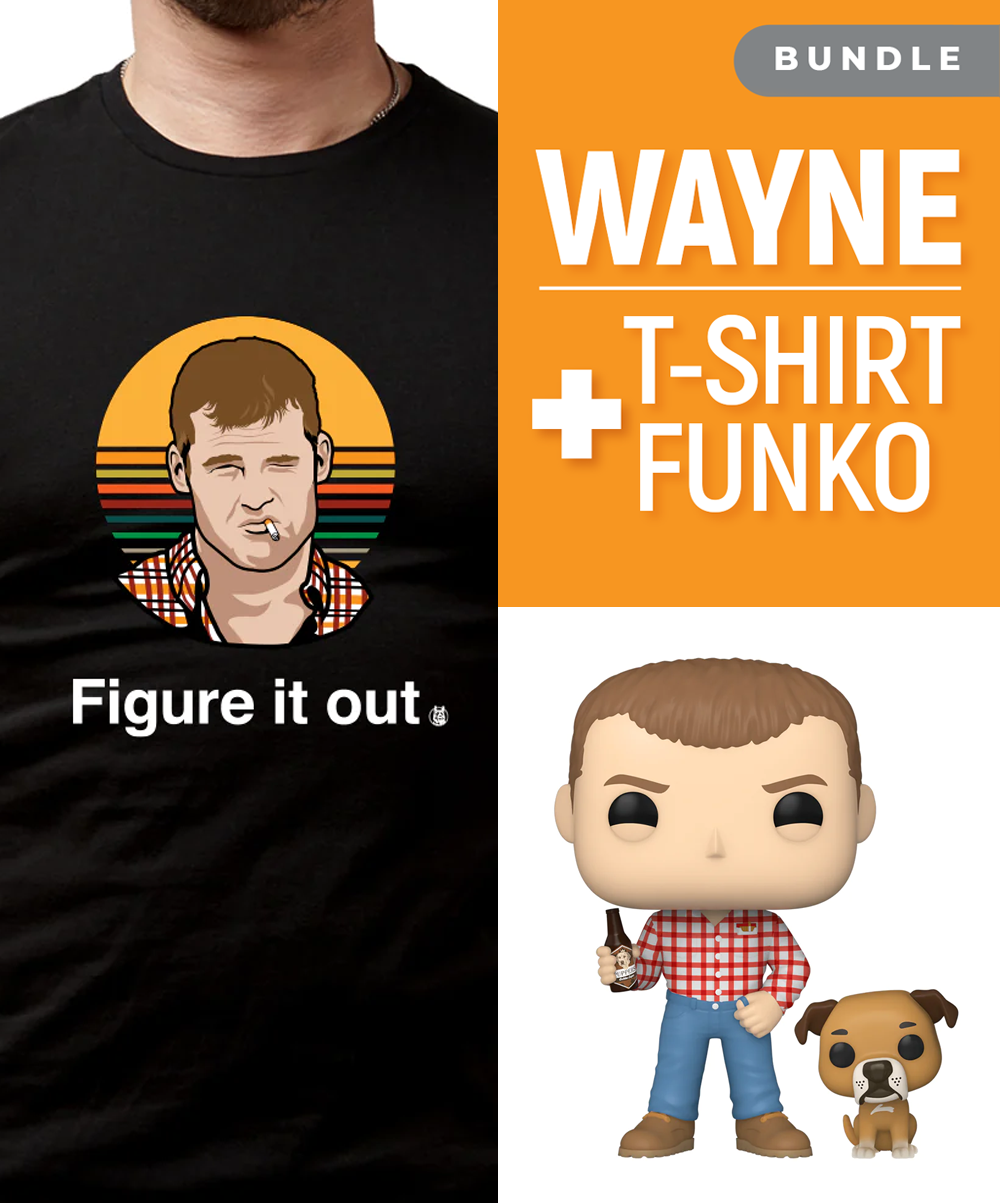 Wayne Character T-Shirt + Funko POP! Bundle