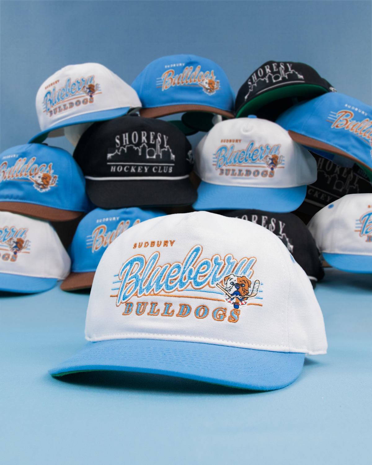 Shoresy Sudbury Blueberry Bulldogs White Snapback