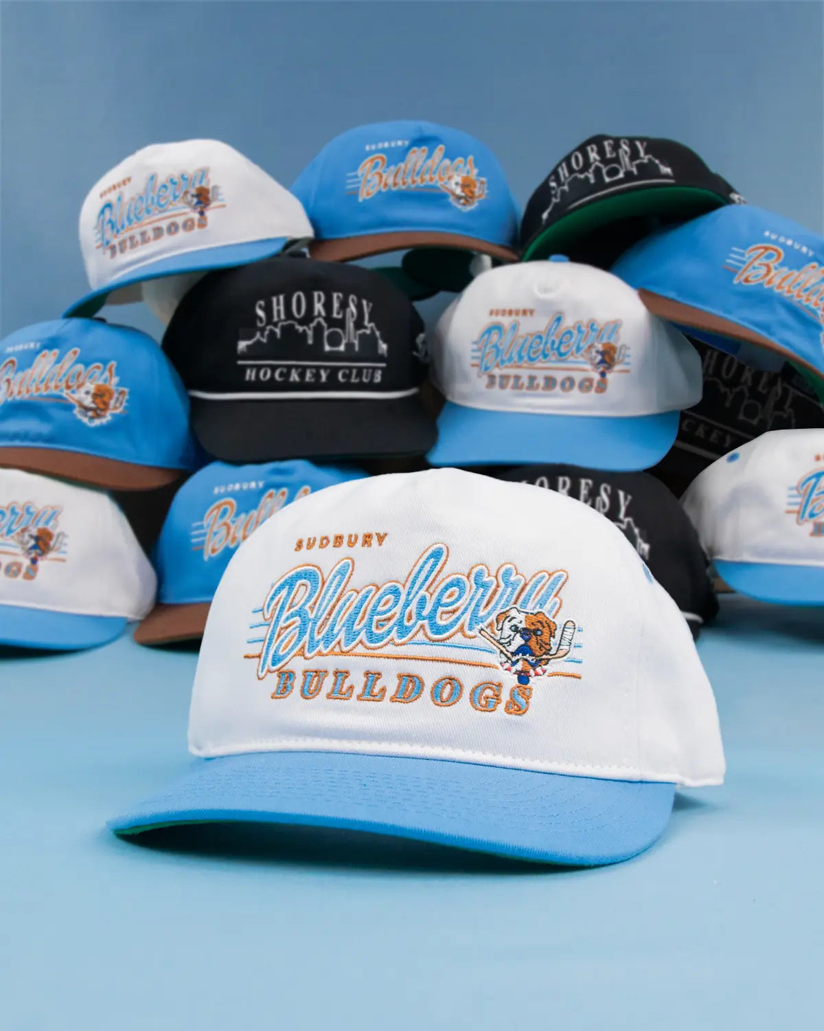 Shoresy Sudbury Blueberry Bulldogs White Snapback
