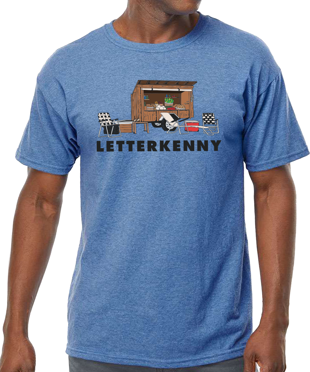 Letterkenny Produce Stand T-Shirt Blue