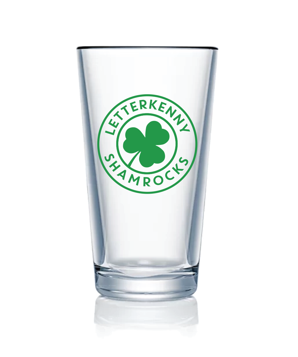 Letterkenny Shamrocks St. Patrick's Pint Glass