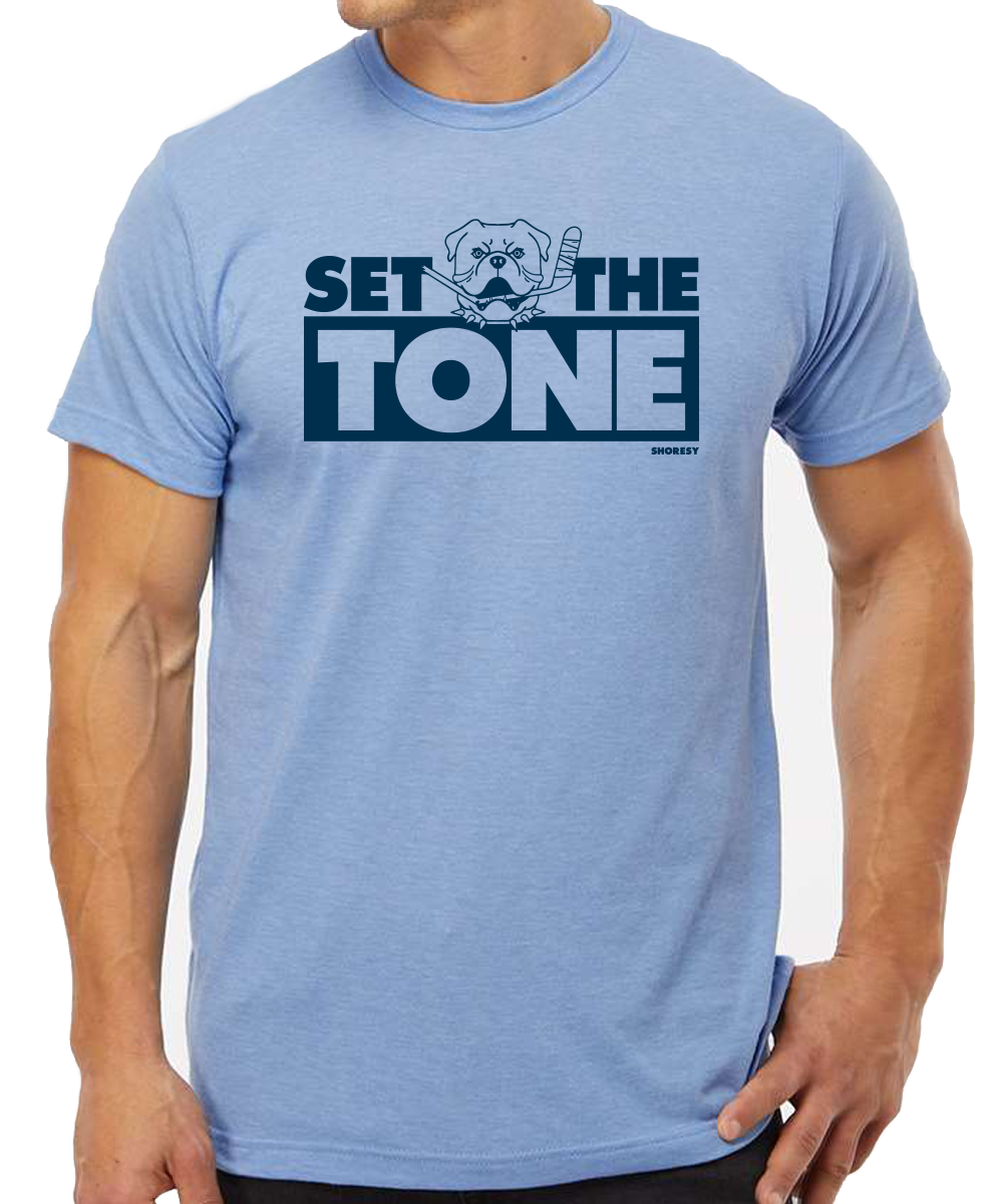 Shoresy Set The Tone T-Shirt Heather Blue