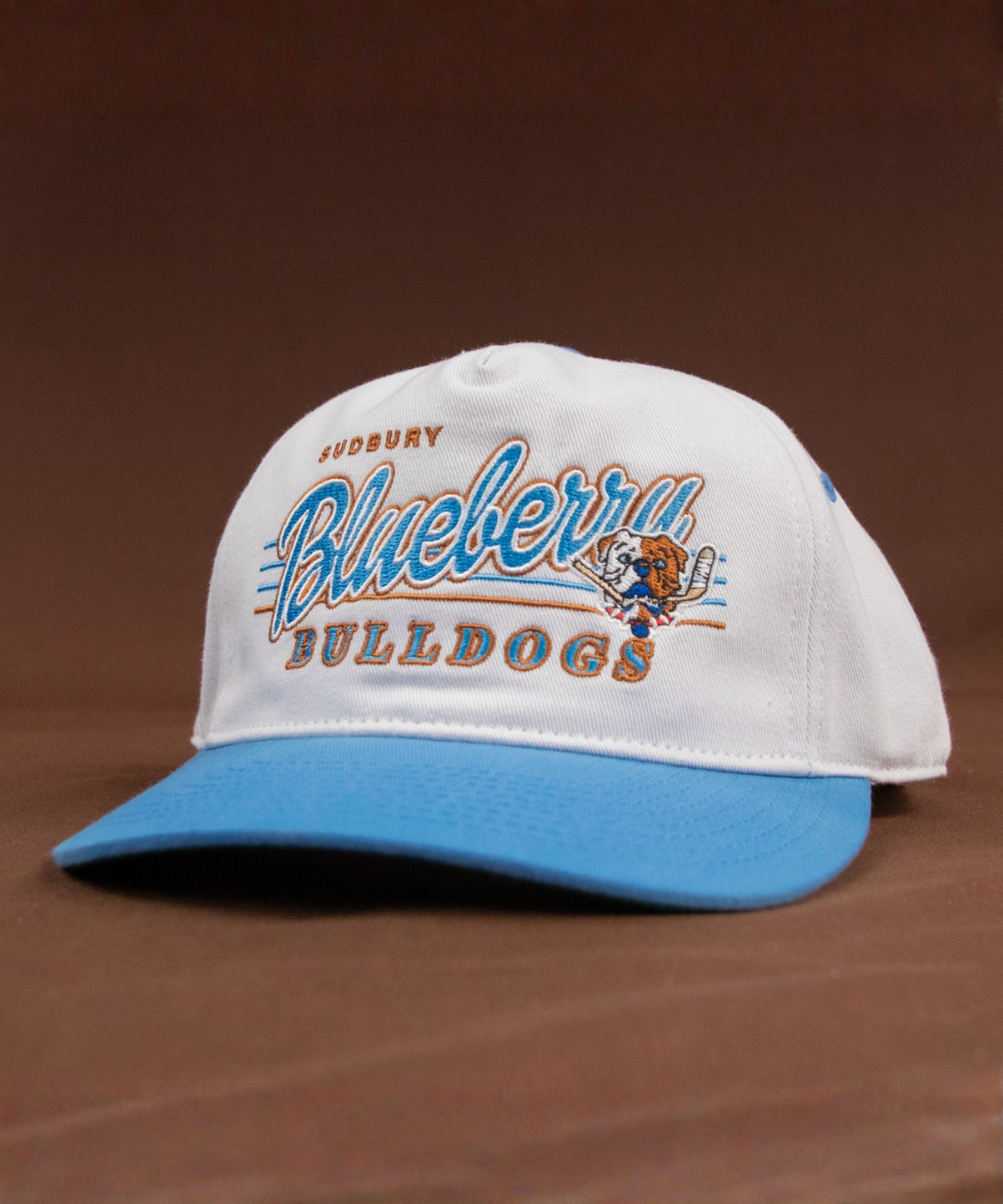 Shoresy Sudbury Blueberry Bulldogs White Snapback