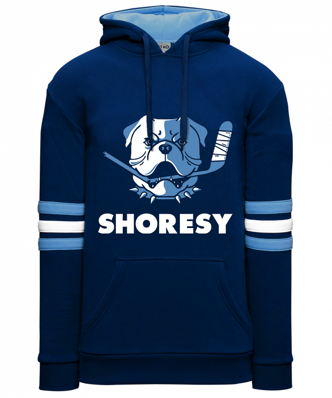 Shoresy Blue Logo Hoody