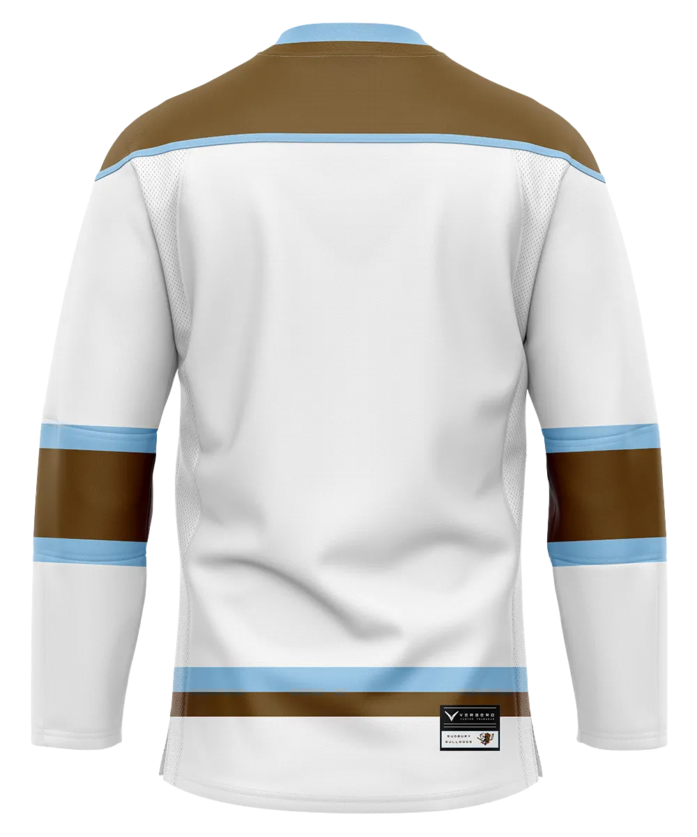 Official SHORESY Sudbury Blueberry Bulldogs PRO Jersey AWAY
