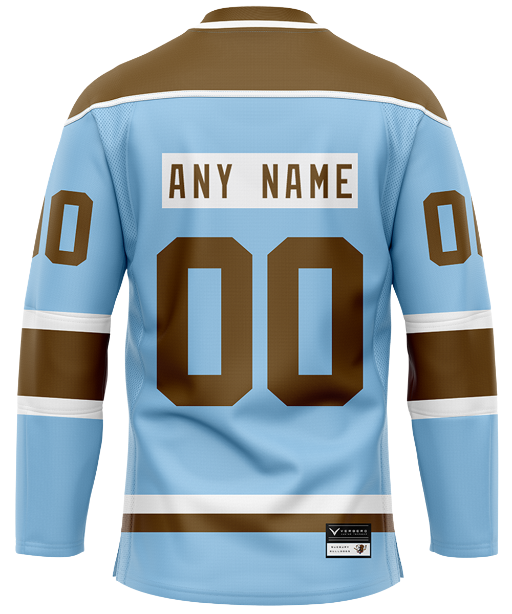 Official SHORESY PERSONALIZED Sudbury Blueberry Bulldogs PRO Jersey