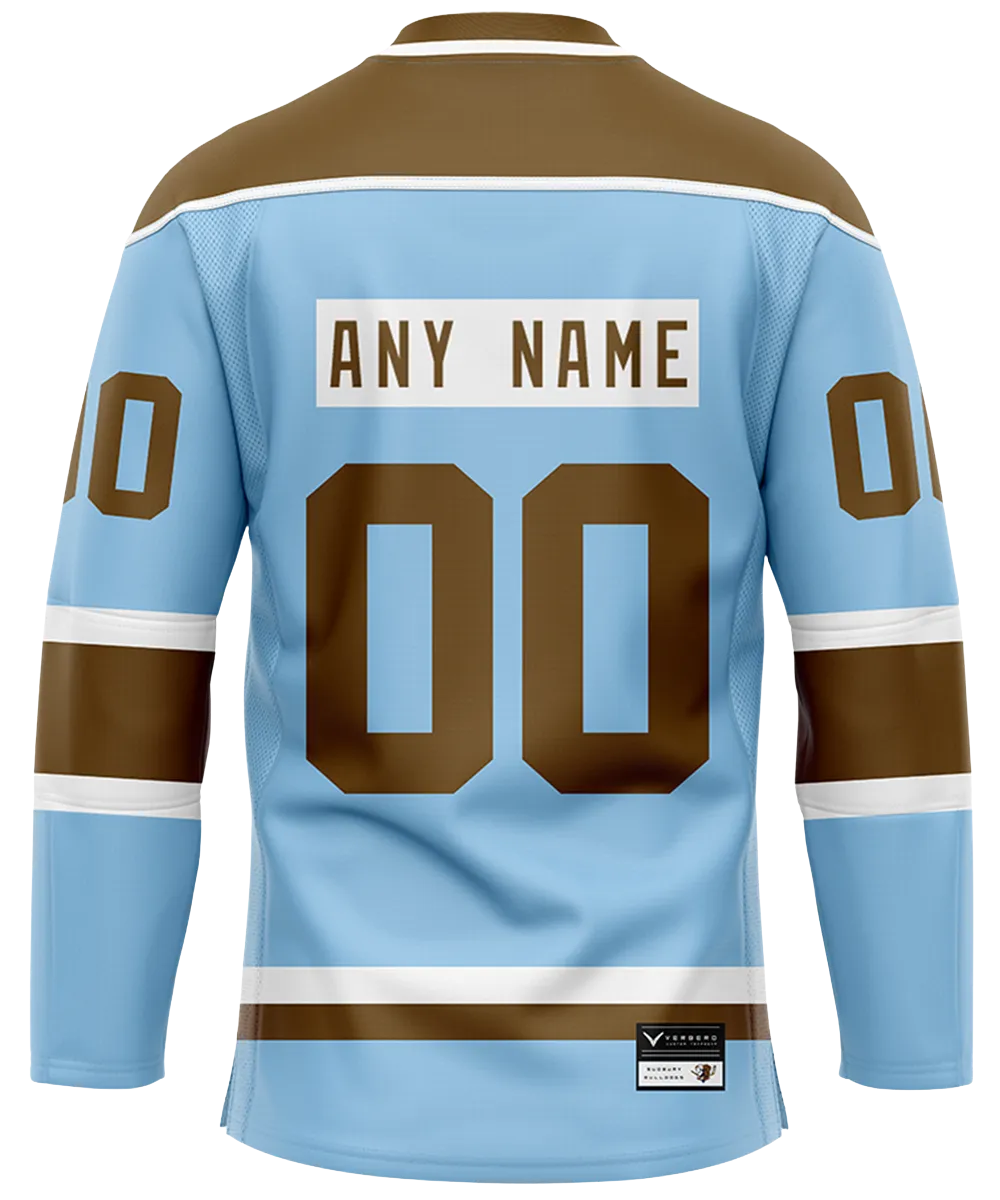 Official SHORESY PERSONALIZED Sudbury Blueberry Bulldogs PRO Jersey