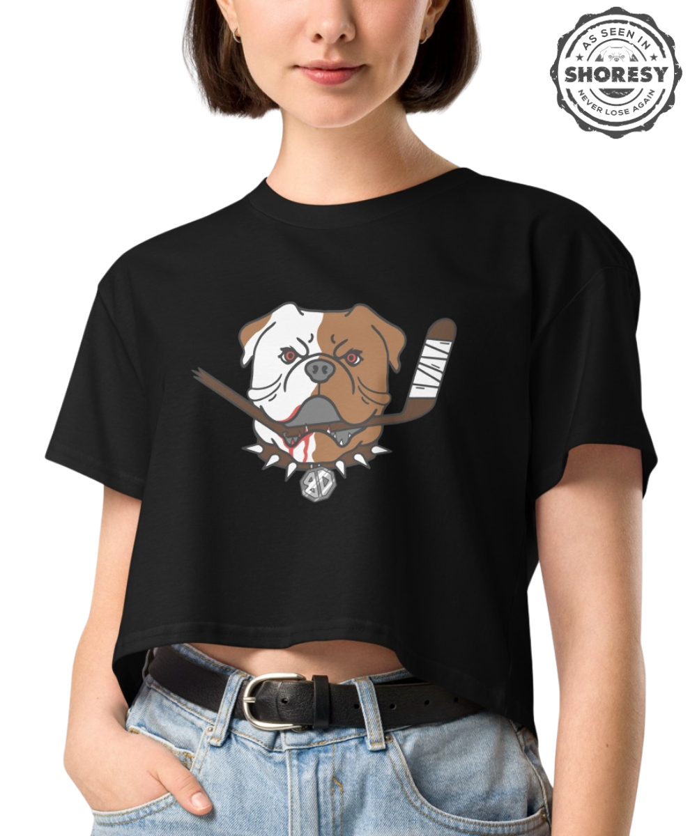 Shoresy Sudbury Bulldogs Ladies Crop Top