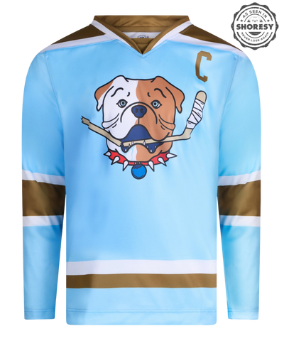 Official SHORESY Shore 69 Sudbury Blueberry Bulldogs FAN Jersey