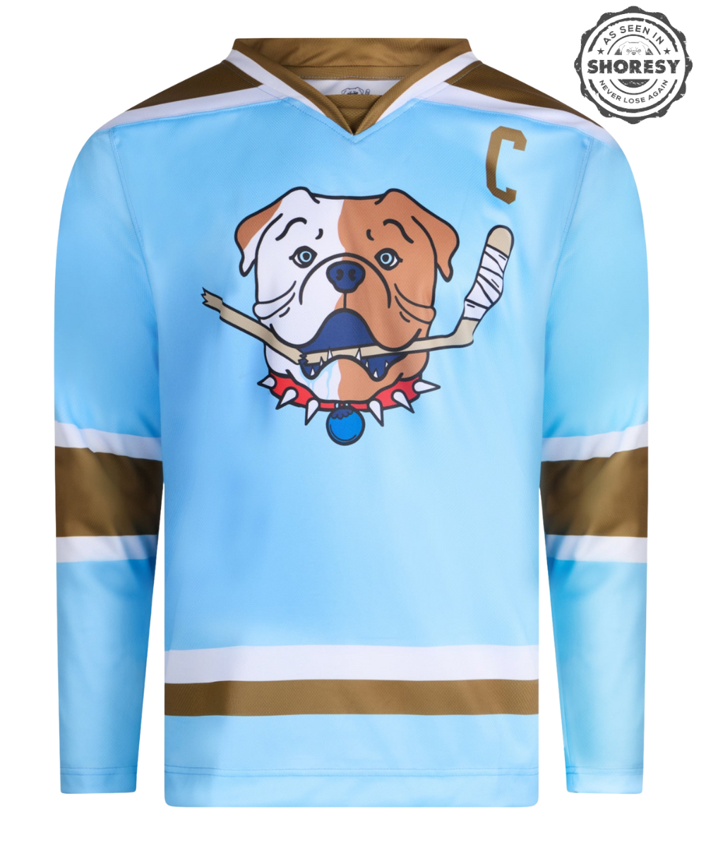 Official SHORESY Shore 69 Sudbury Blueberry Bulldogs FAN Jersey