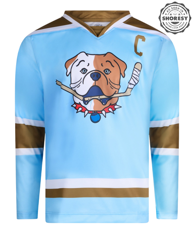 Official SHORESY Shore 69 Sudbury Blueberry Bulldogs FAN Jersey