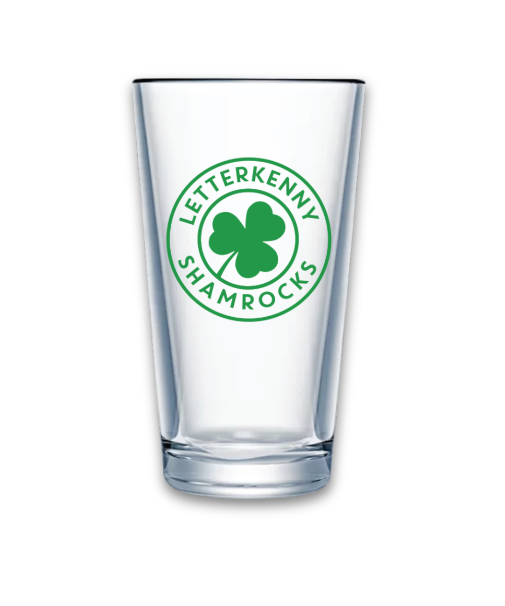 Letterkenny Shamrocks St. Patrick's Pint Glass