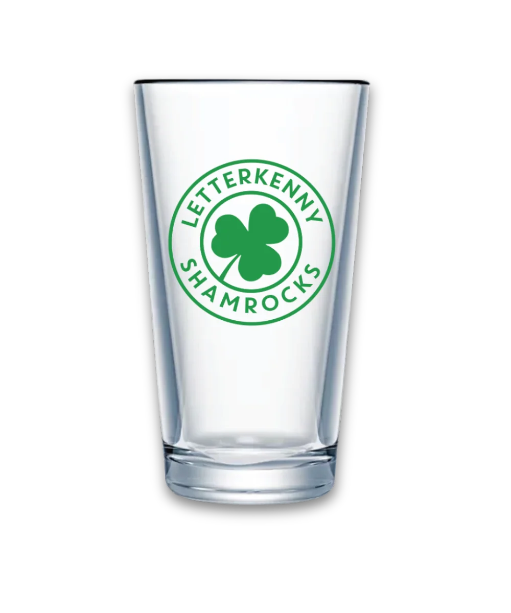 Letterkenny Shamrocks St. Patrick's Pint Glass