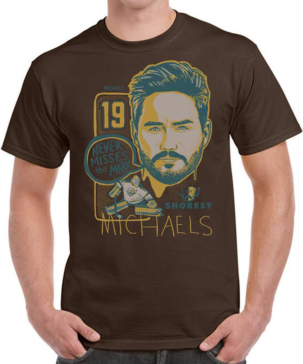 Shoresy Michaels Brown Character T-Shirt