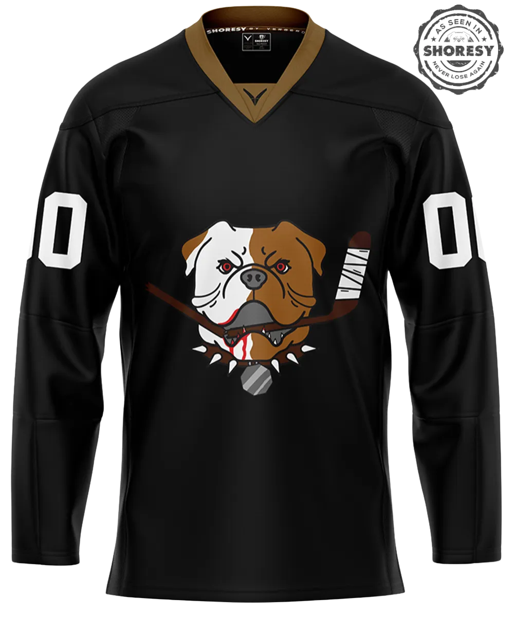 Official SHORESY PERSONALIZED Sudbury Blueberry Bulldogs PRO Jersey ALTERNATE