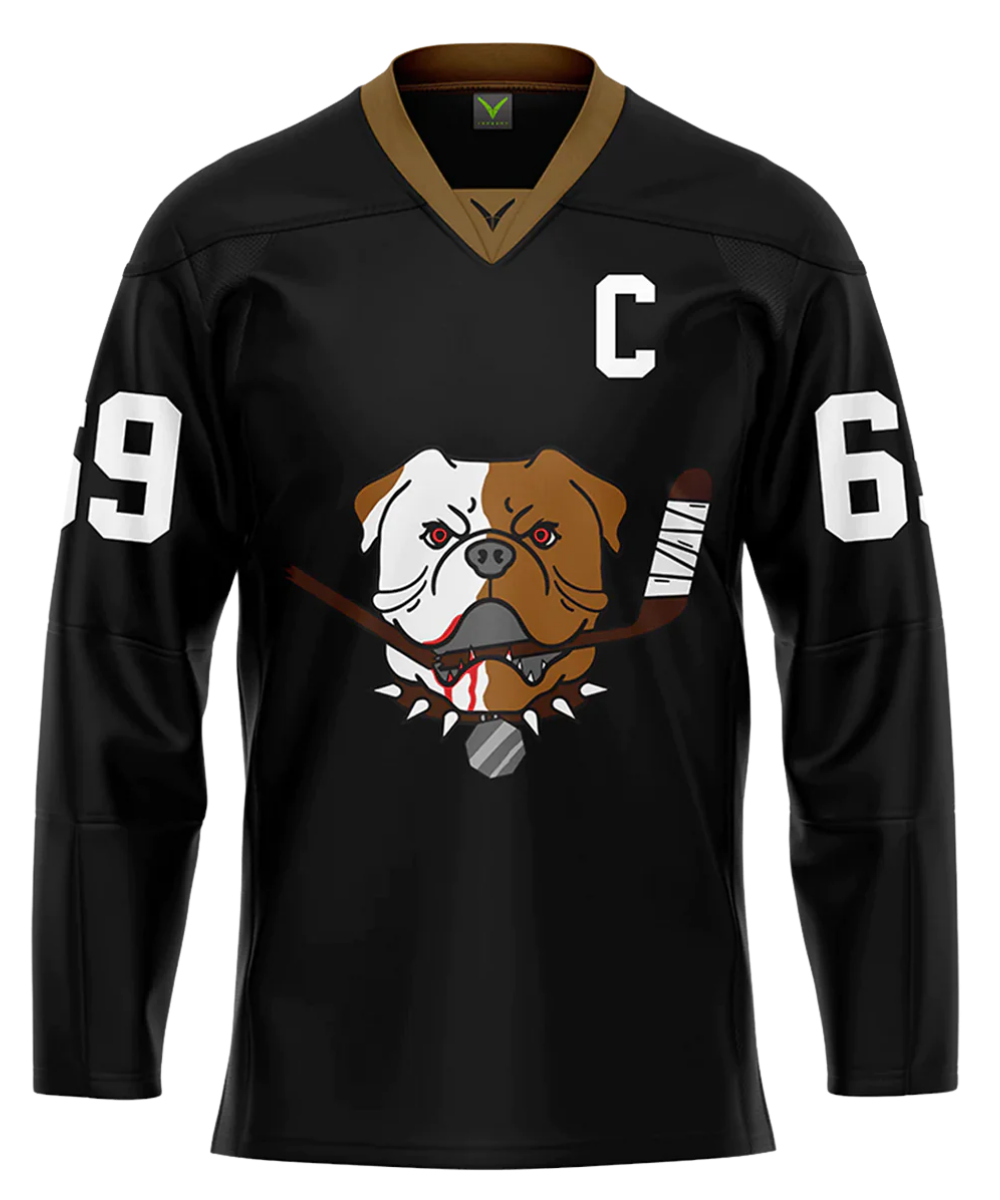 Official SHORESY Shore 69 Sudbury Blueberry Bulldogs PRO Jersey ALTERNATE