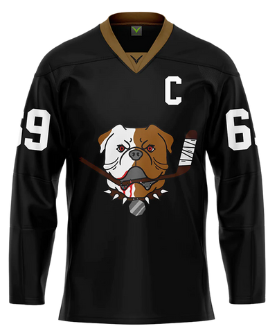 Official SHORESY Shore 69 Sudbury Blueberry Bulldogs PRO Jersey ALTERNATE