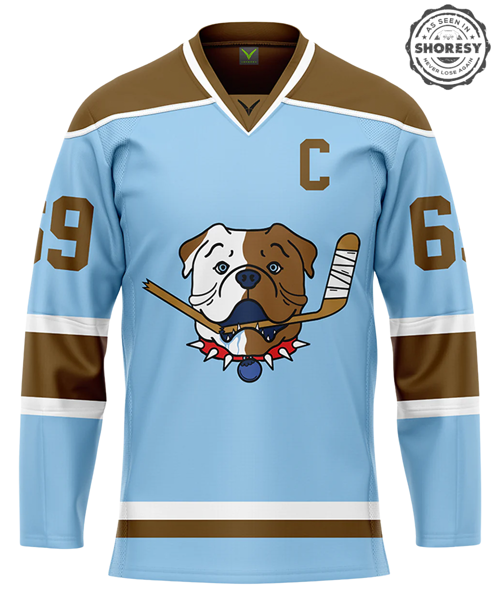 Official SHORESY Shore 69 Sudbury Blueberry Bulldogs PRO Jersey