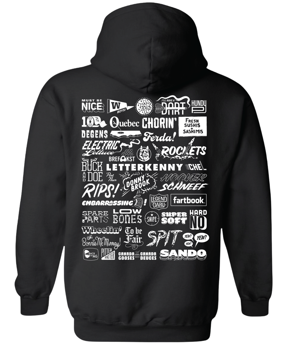 Letterkenny Slogans Hoody