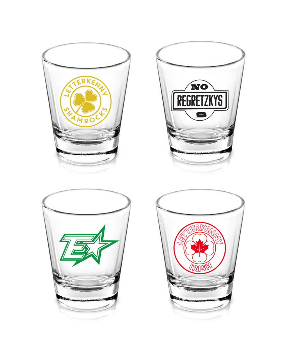 OFFICIAL Teams Shot Glass Set