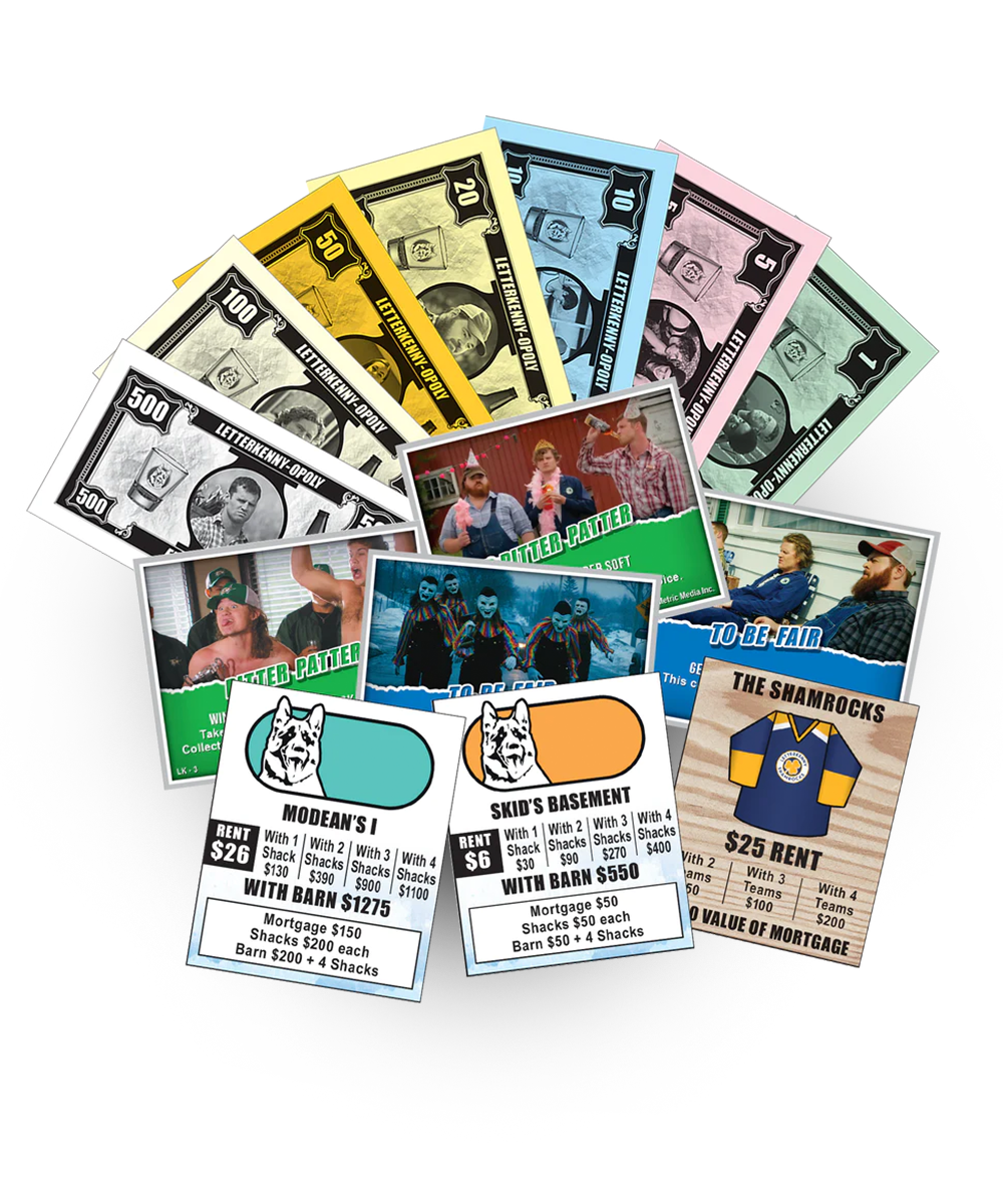 Letterkenny Opoly Board Game