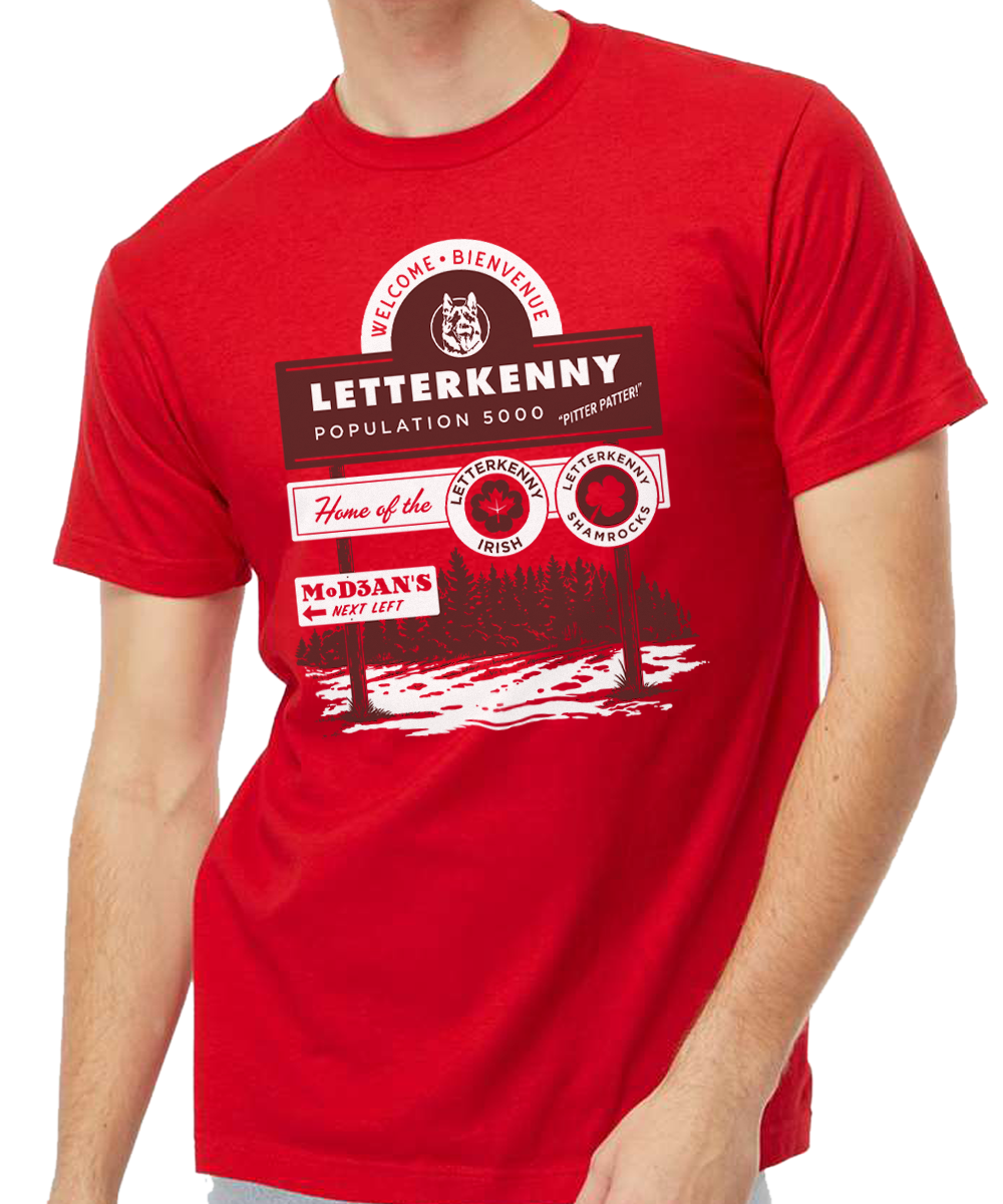 Letterkenny Sign Red T-Shirt